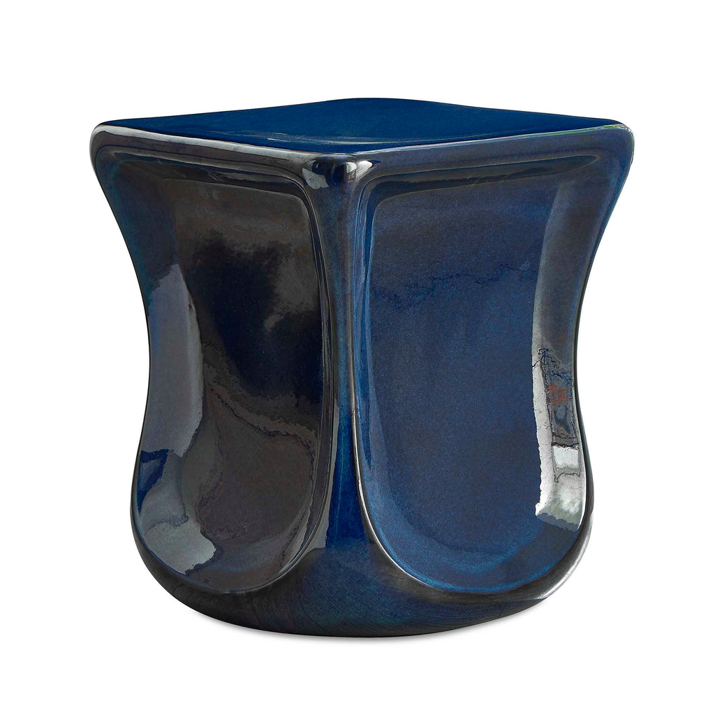 Kaz Deep Blue Garden Stool