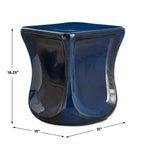 Kaz Deep Blue Garden Stool