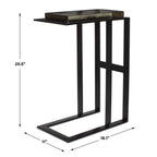 Soma Black Accent Table