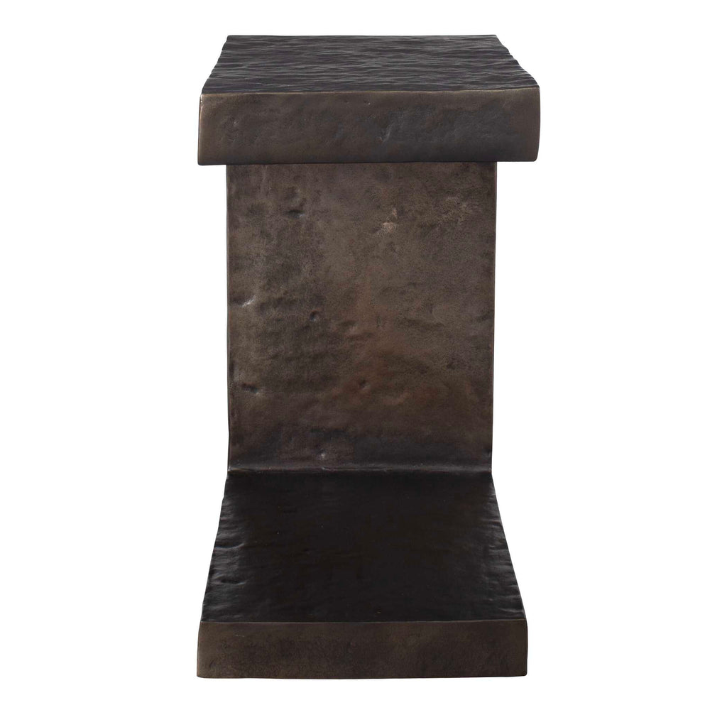 Obra Bronze Outdoor Side Table