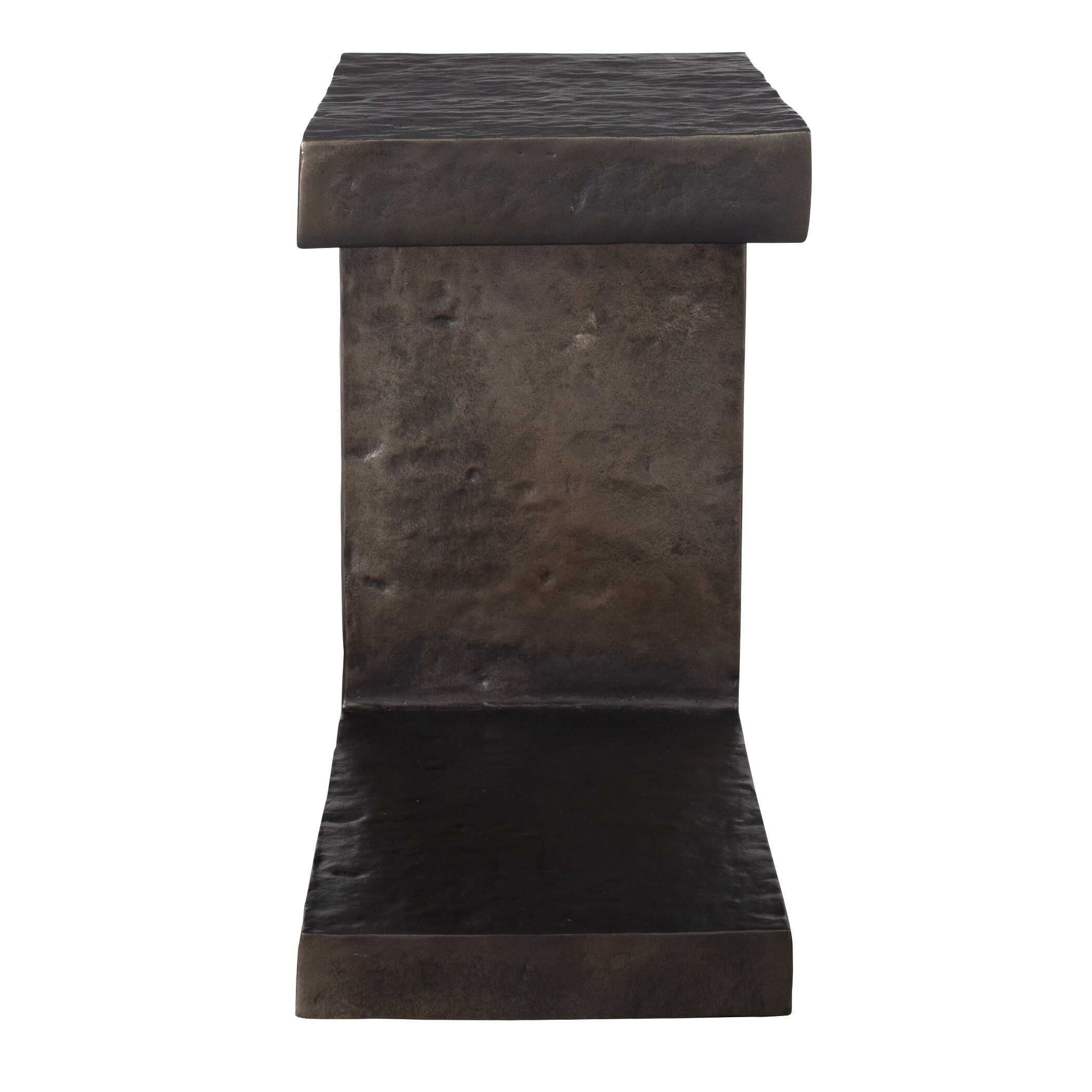 Obra Bronze Outdoor Side Table