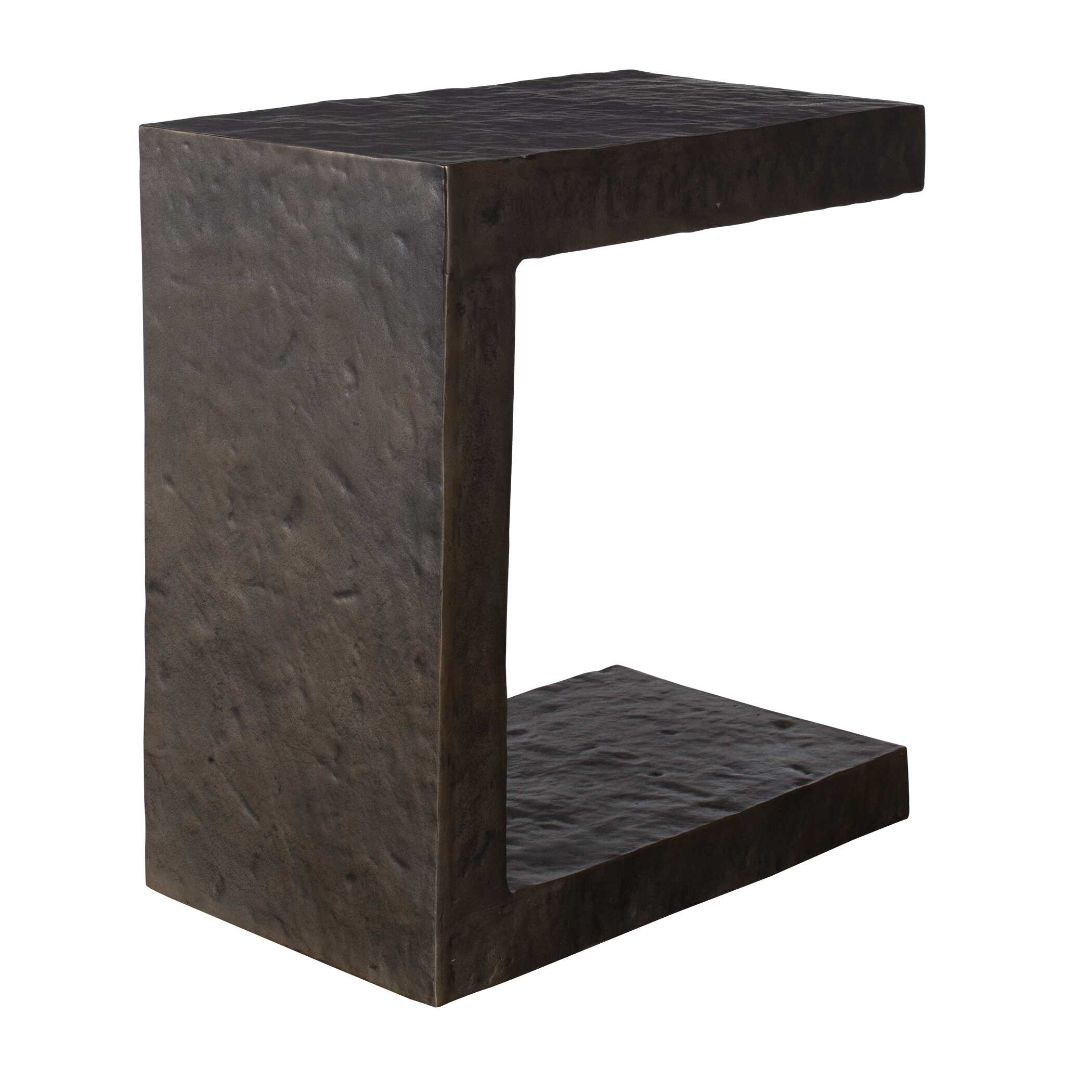 Obra Bronze Outdoor Side Table