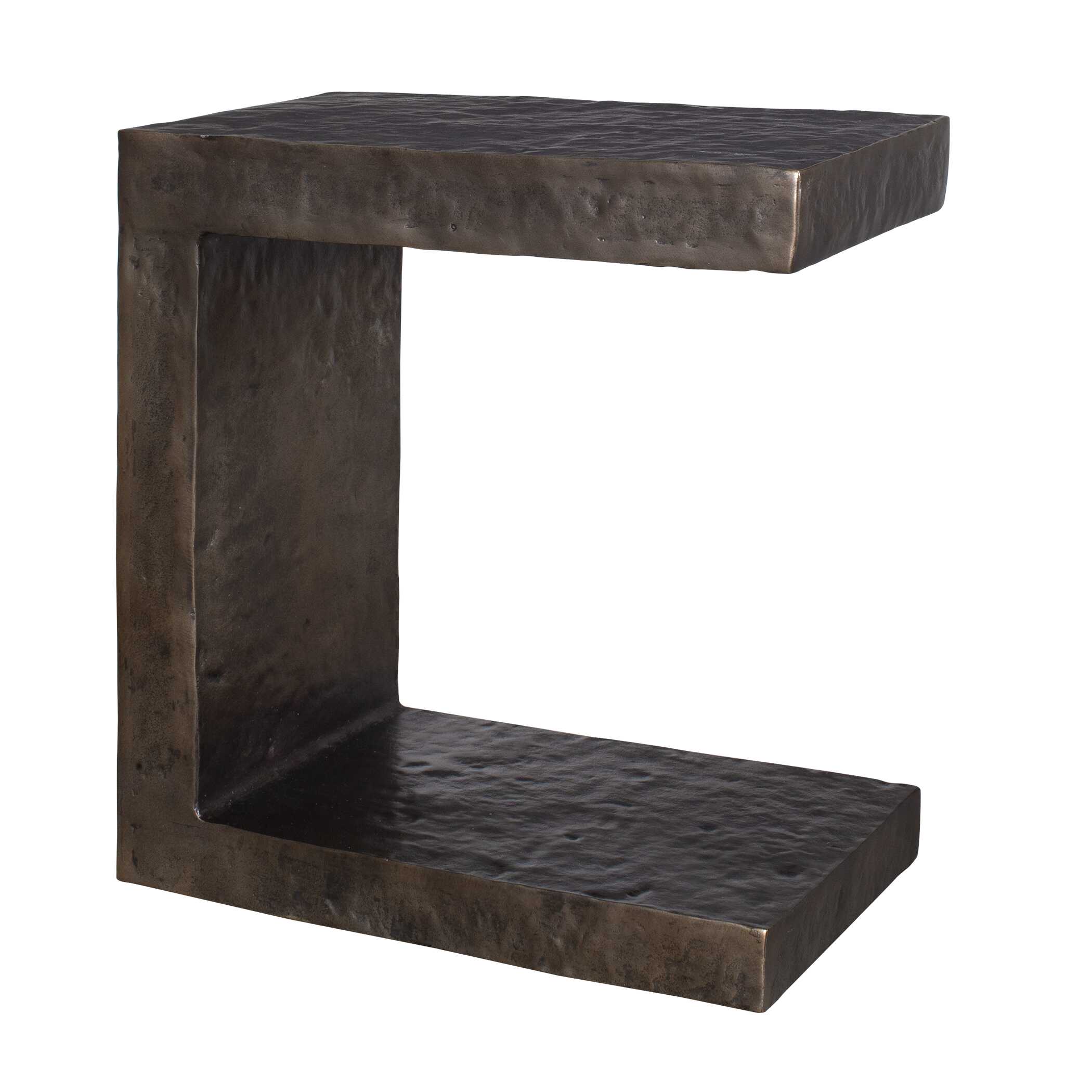 Obra Bronze Outdoor Side Table