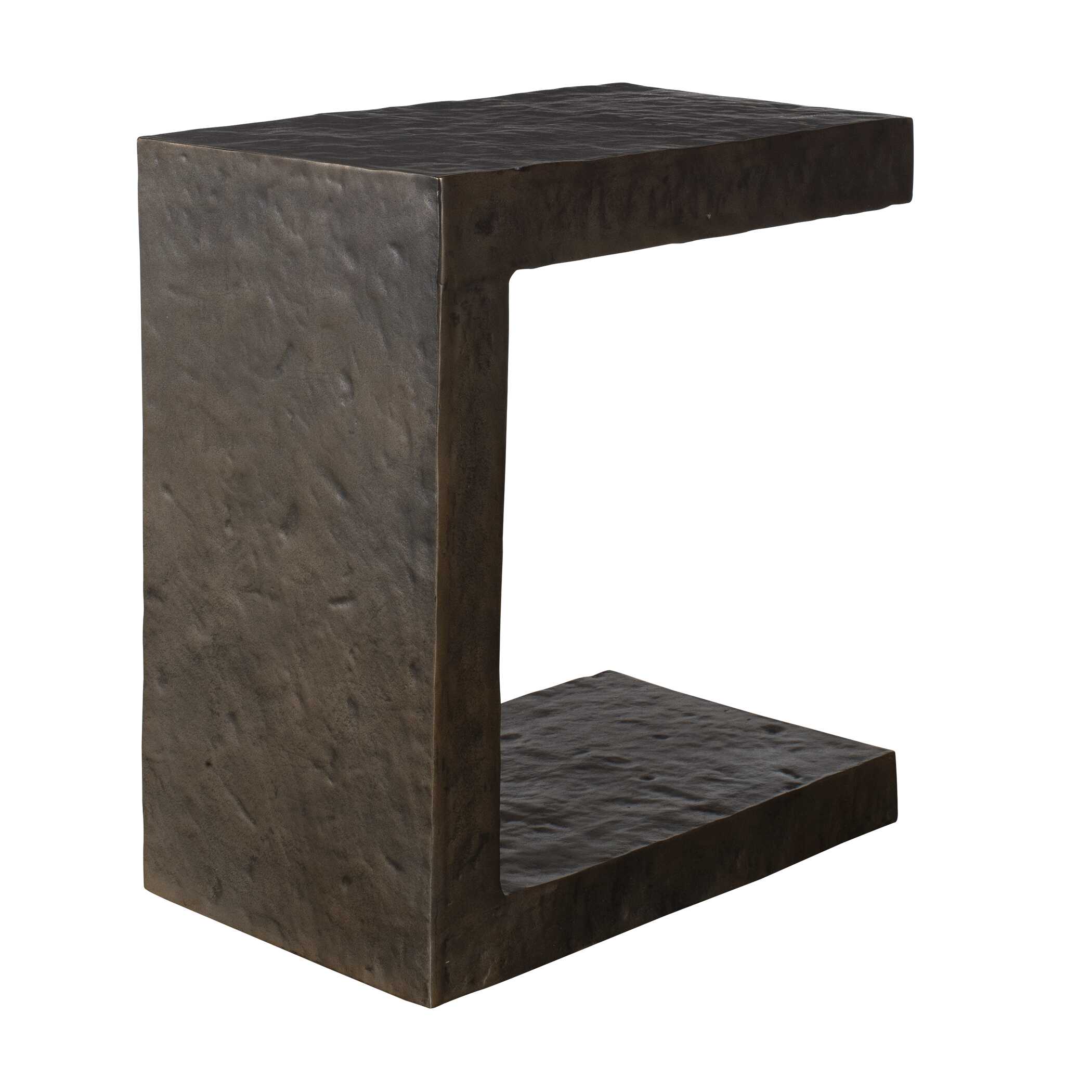 Obra Bronze Outdoor Side Table
