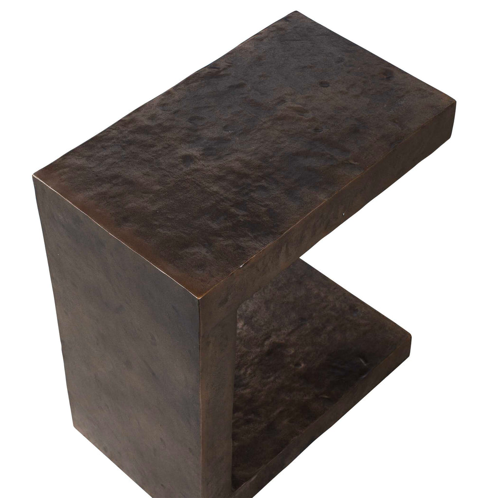 Obra Bronze Outdoor Side Table