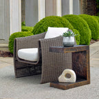 Obra Bronze Outdoor Side Table