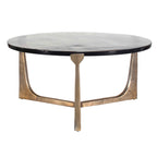 Bohdi Outdoor Brass Coffee Table