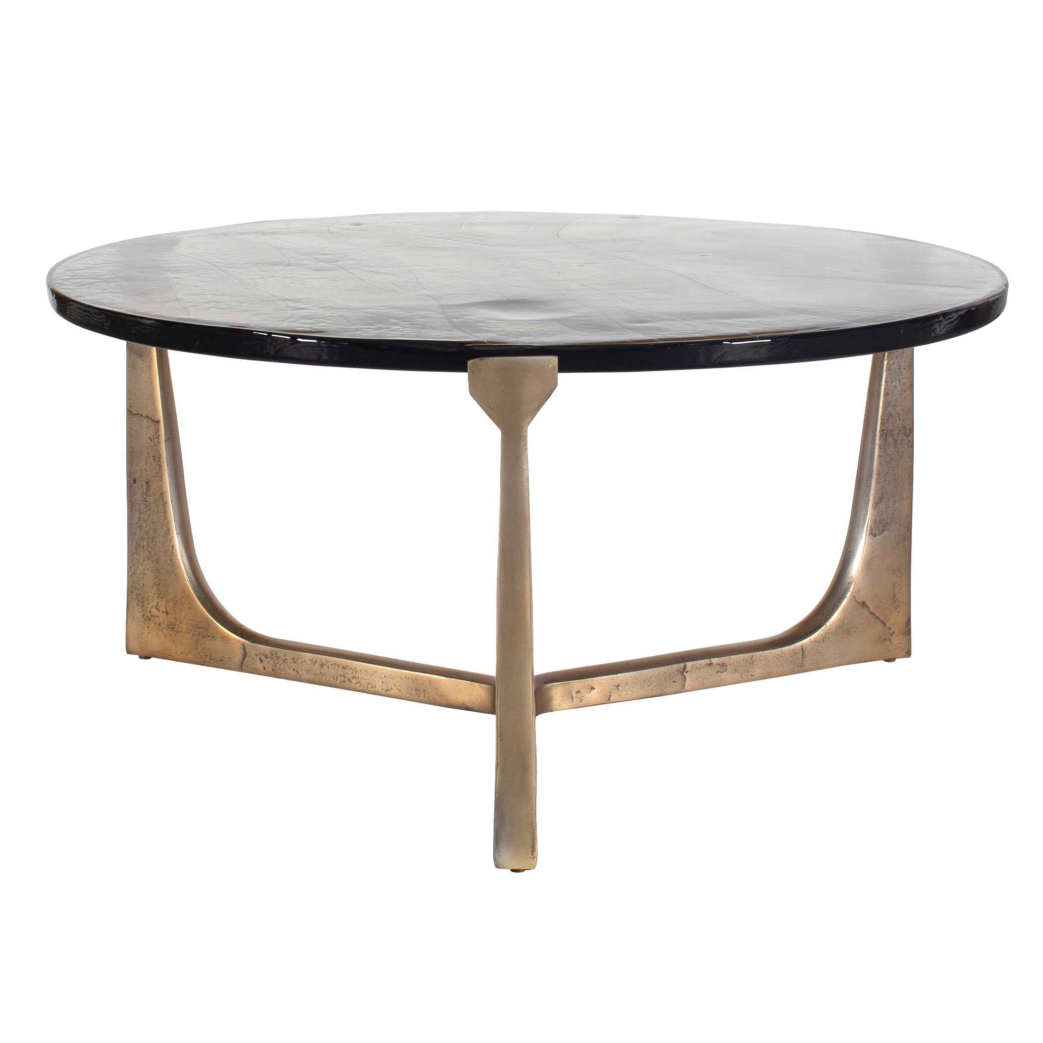 Bohdi Outdoor Brass Coffee Table