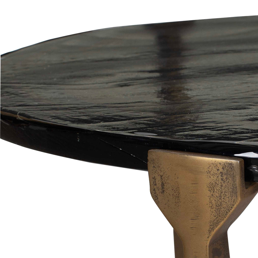 Bohdi Outdoor Brass Coffee Table