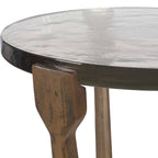 Bohdi Outdoor Brass Accent Table