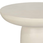 Joppa White Outdoor Accent Table