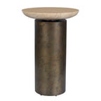 Oslo Brass Outdoor Accent Table