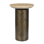 Oslo Brass Outdoor Accent Table
