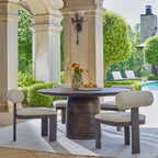 Madrone Golden Dark Bronze Outdoor Dining Table