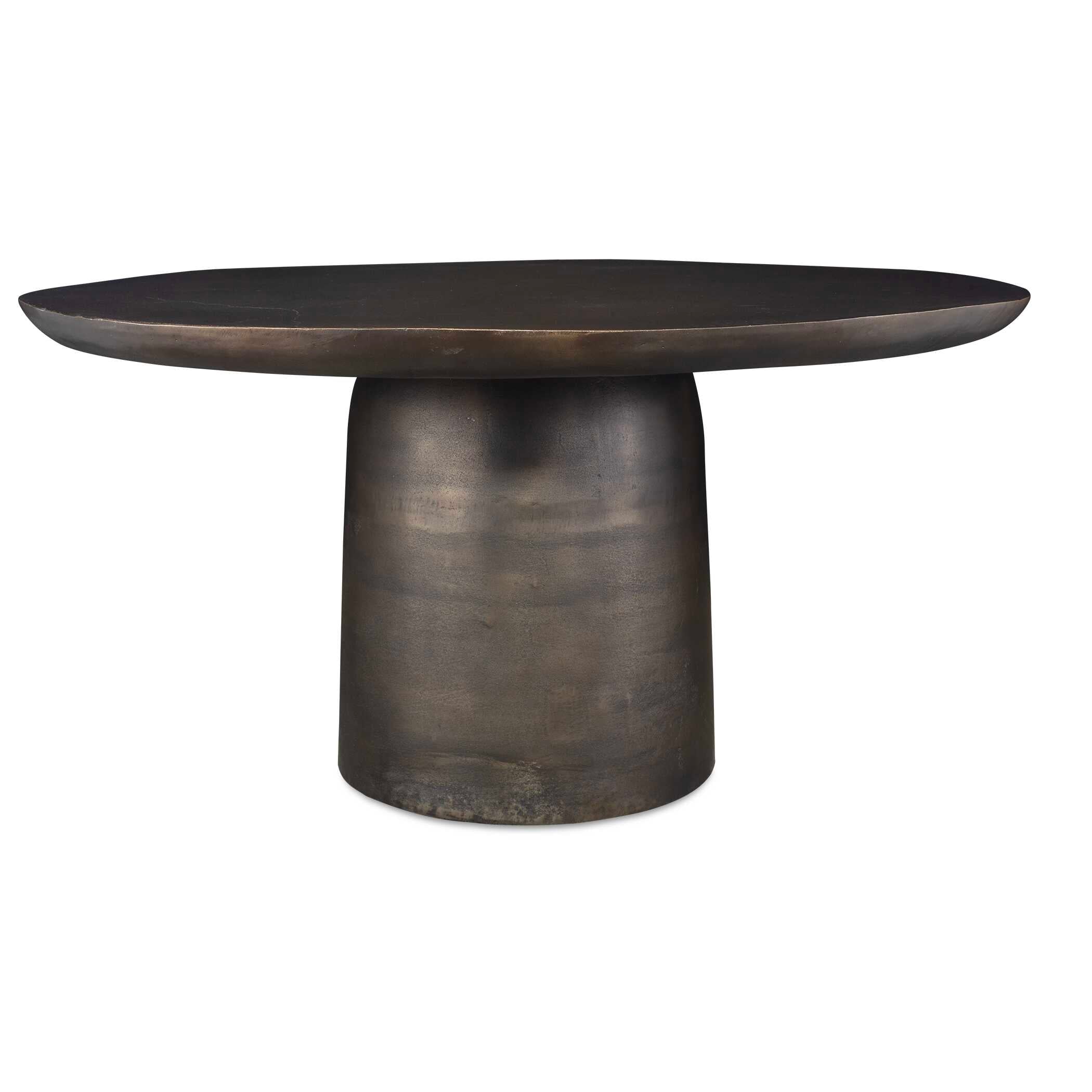 Madrone Golden Dark Bronze Outdoor Dining Table