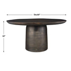 Madrone Golden Dark Bronze Outdoor Dining Table