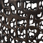 Sabena White Marble Outdoor Side Table