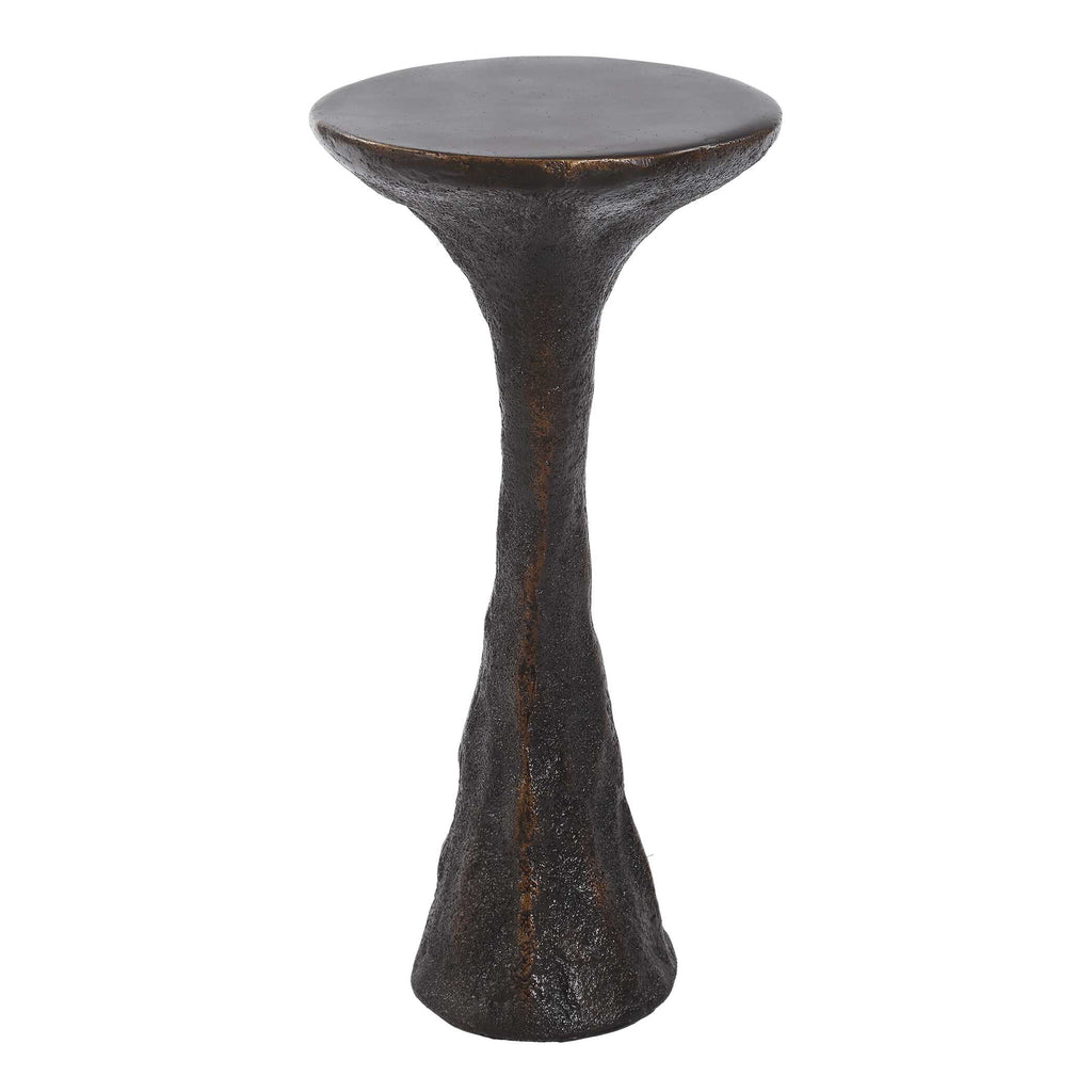 Milan Outdoor Dark Bronze Drink Table