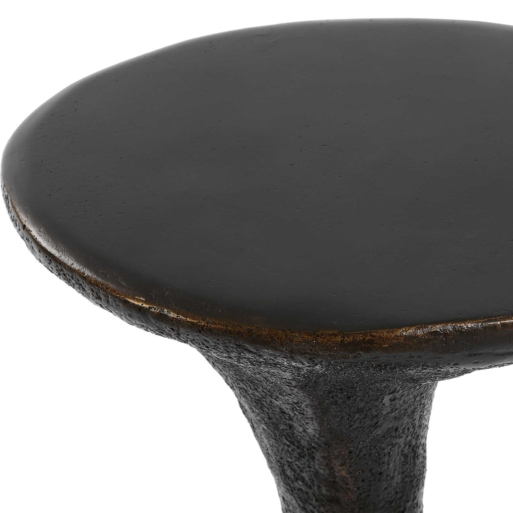 Milan Outdoor Dark Bronze Drink Table