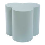Beven Outdoor Light Blue Accent Table