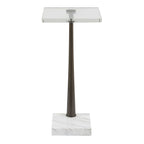 Pelton Marble Glass Drink Table