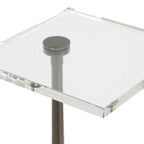 Pelton Marble Glass Drink Table