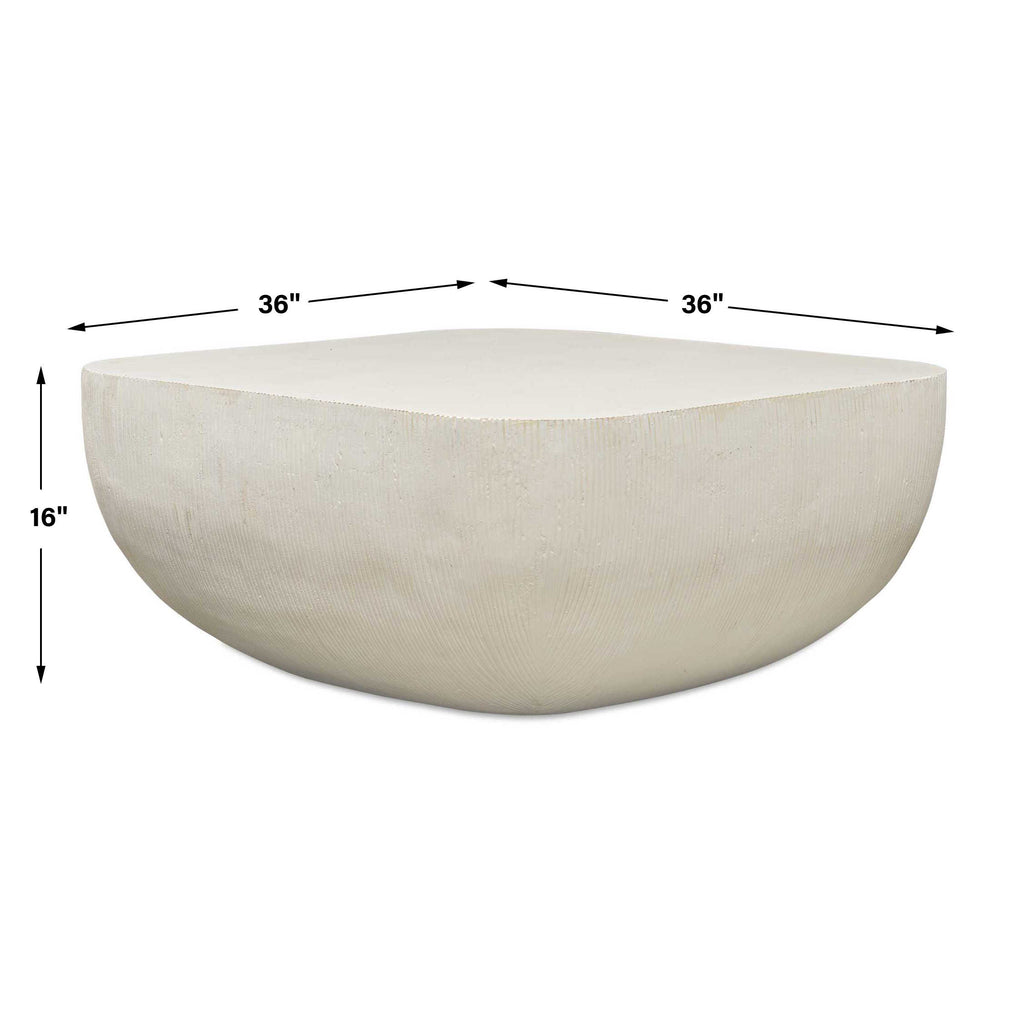 Alma Concrete Outdoor Coffee Table