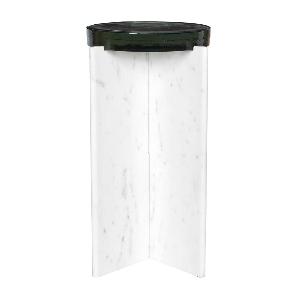 Olina Marble Outdoor Accent Table