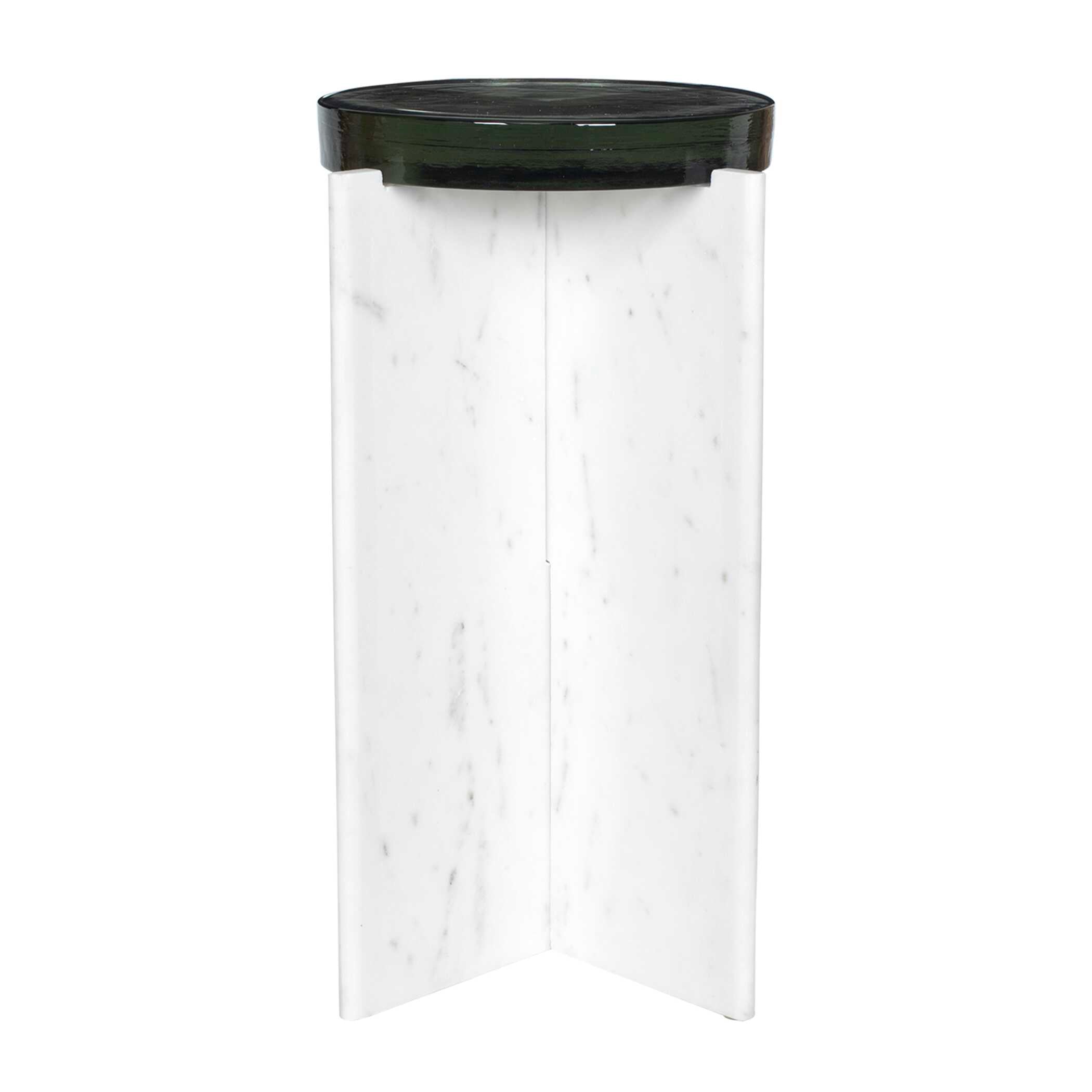 Olina Marble Outdoor Accent Table