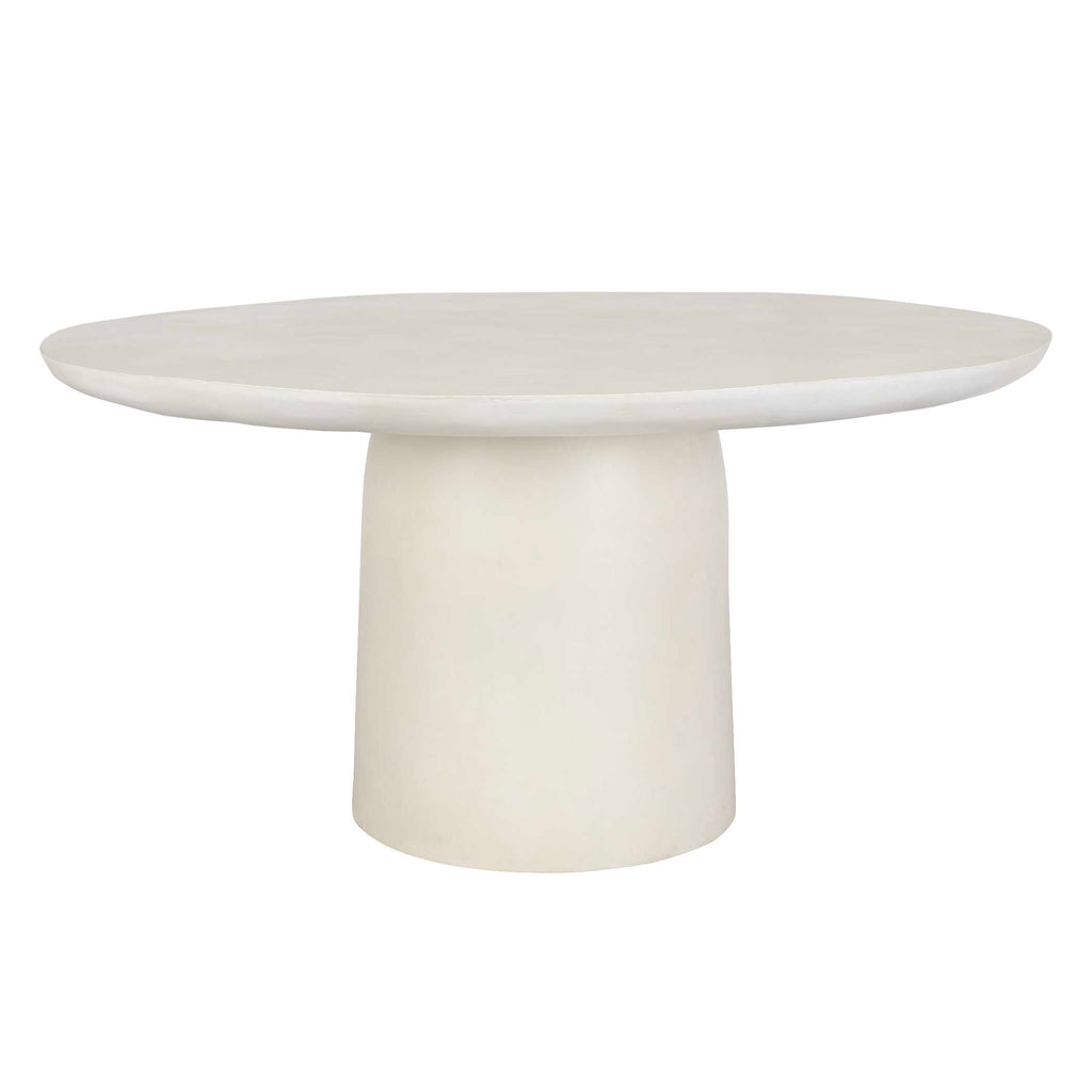 Madrone Warm White Outdoor Dining Table
