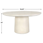 Madrone Warm White Outdoor Dining Table