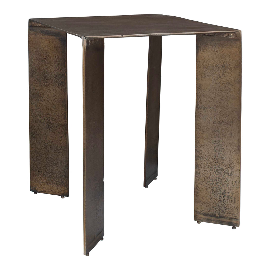 Reade Brass Outdoor Accent Table