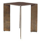 Reade Brass Outdoor Accent Table