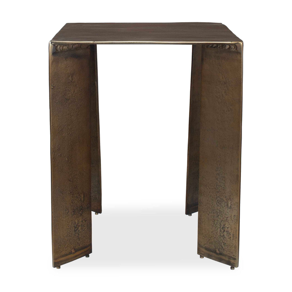 Reade Brass Outdoor Accent Table
