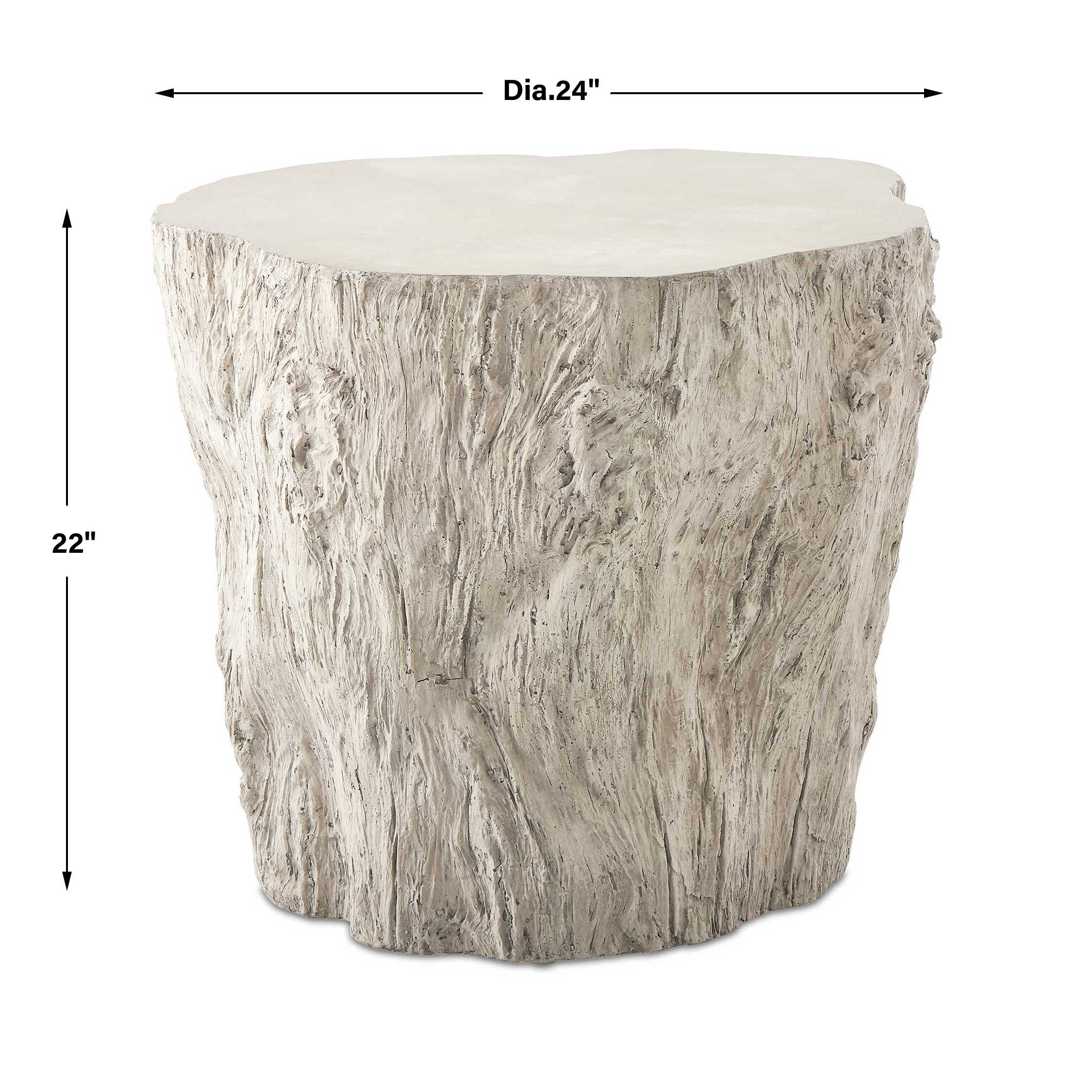 Oakmont White Outdoor Side Table
