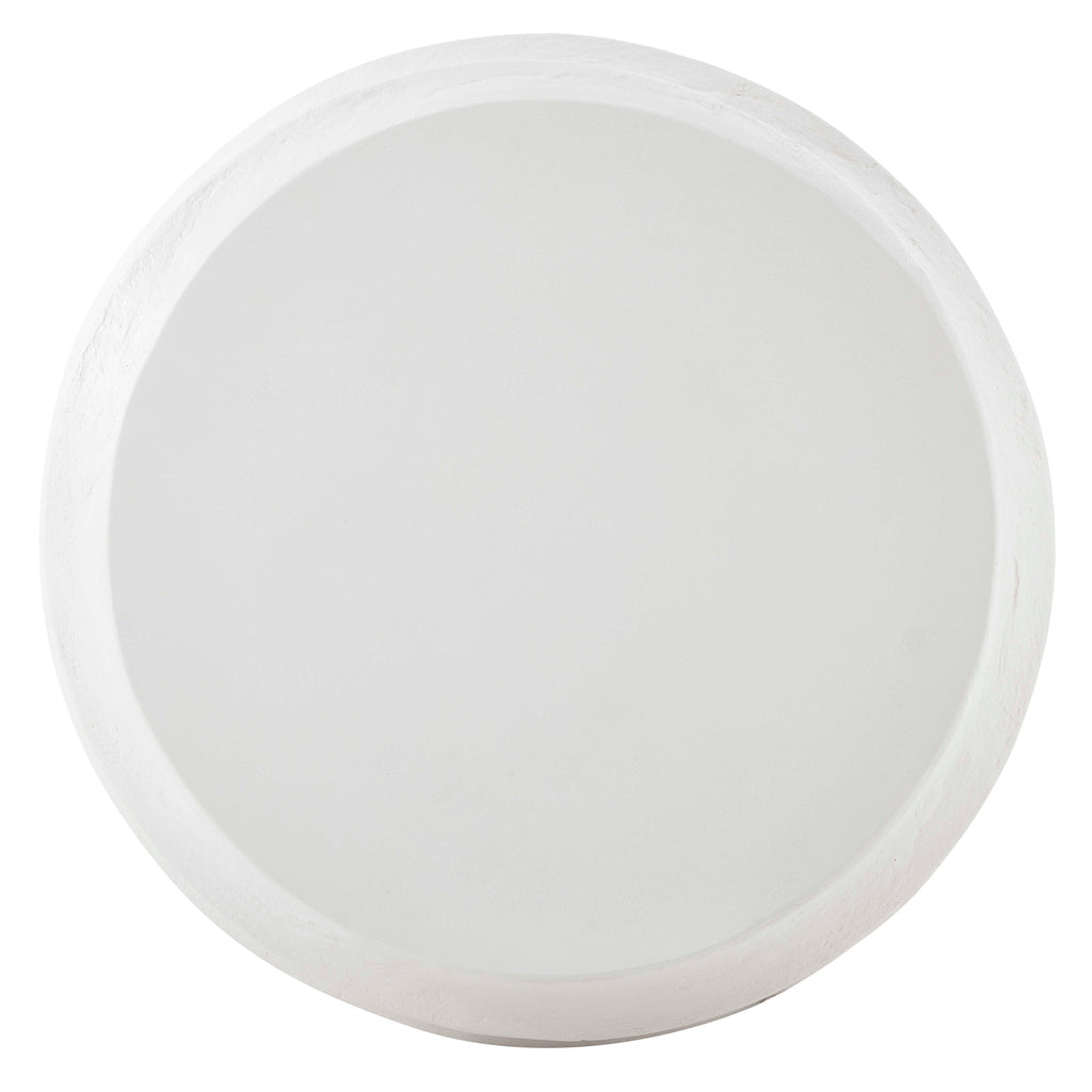 Winded Outdoor White Coffee Table