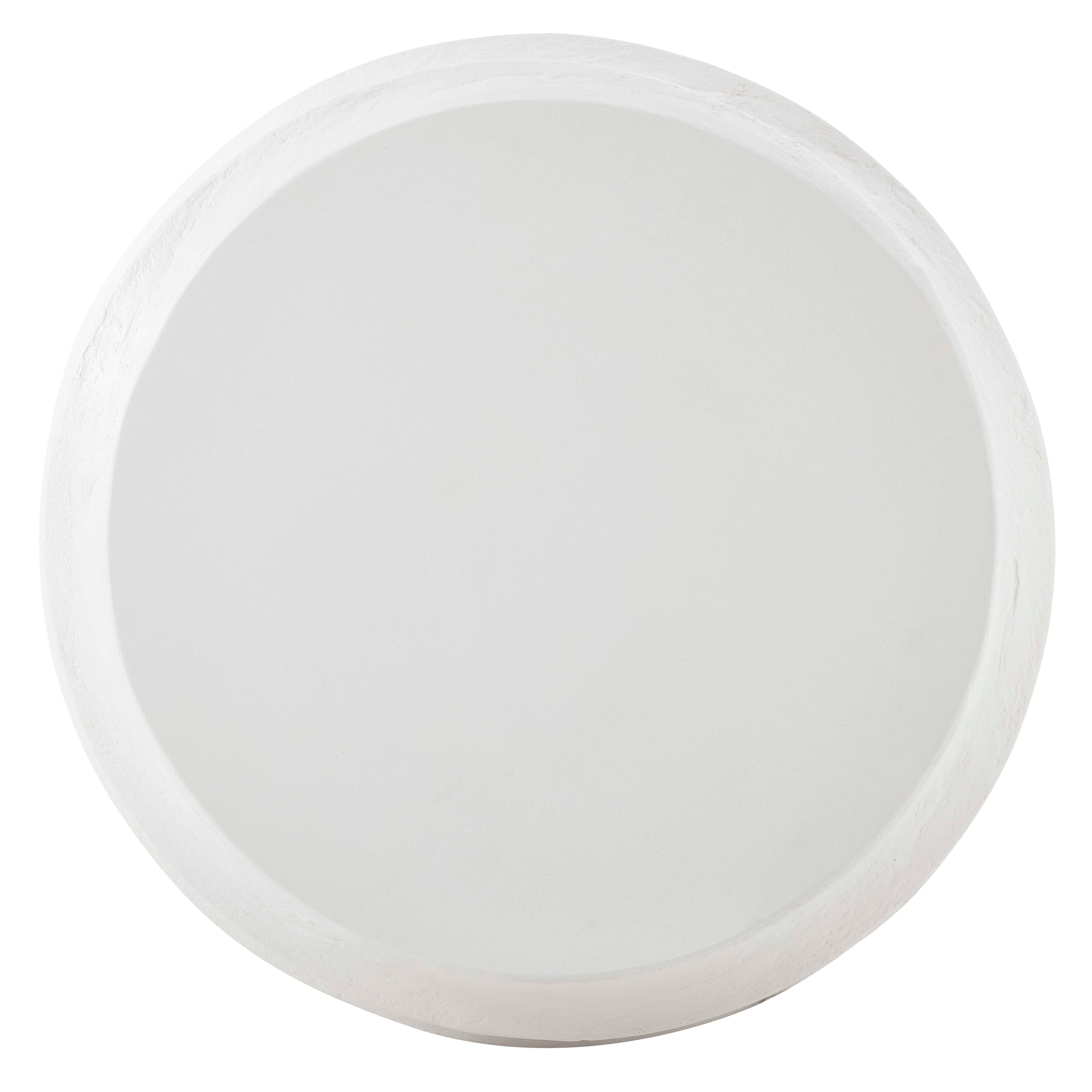 Winded Outdoor White Coffee Table