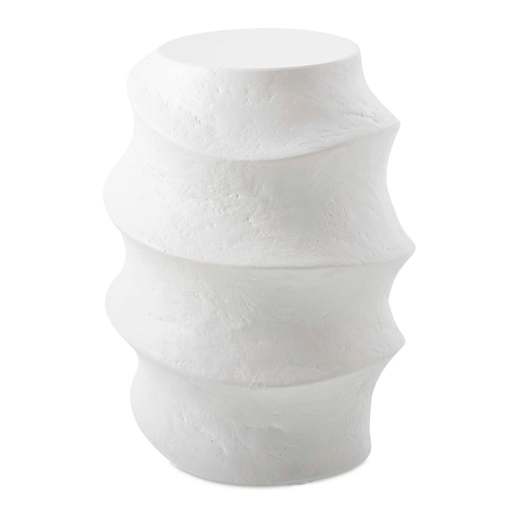 Winded Outdoor White Accent Table