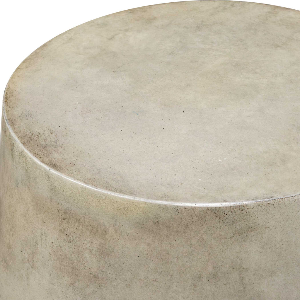 Lithos Gray Outdoor Accent Table