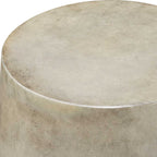 Lithos Gray Outdoor Accent Table
