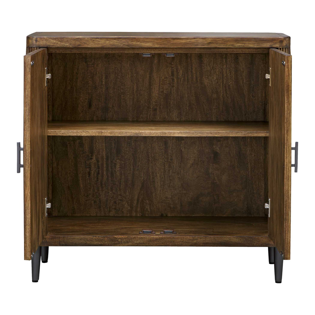 Pinstripe Tambour 2 Door Cabinet