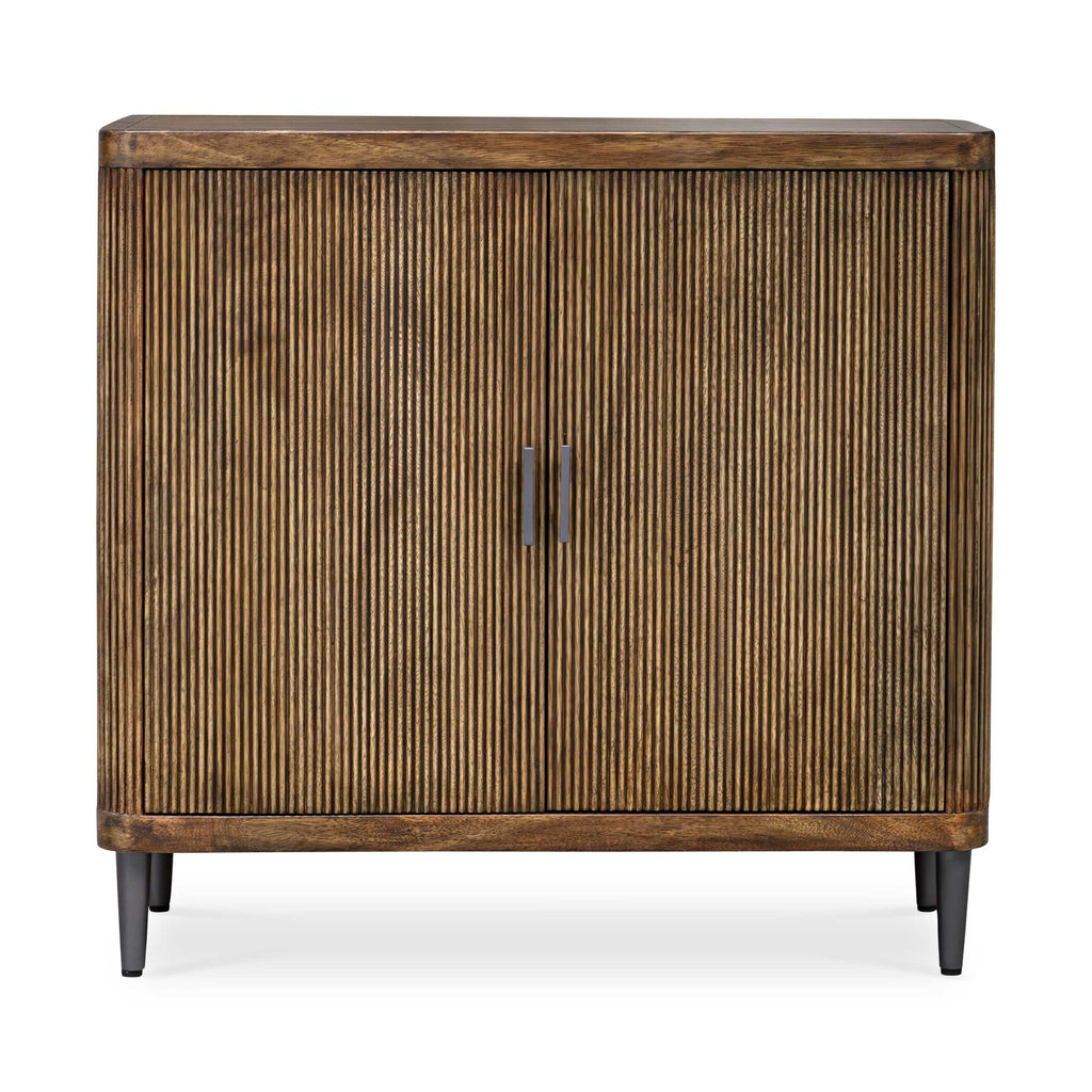 Pinstripe Tambour 2 Door Cabinet