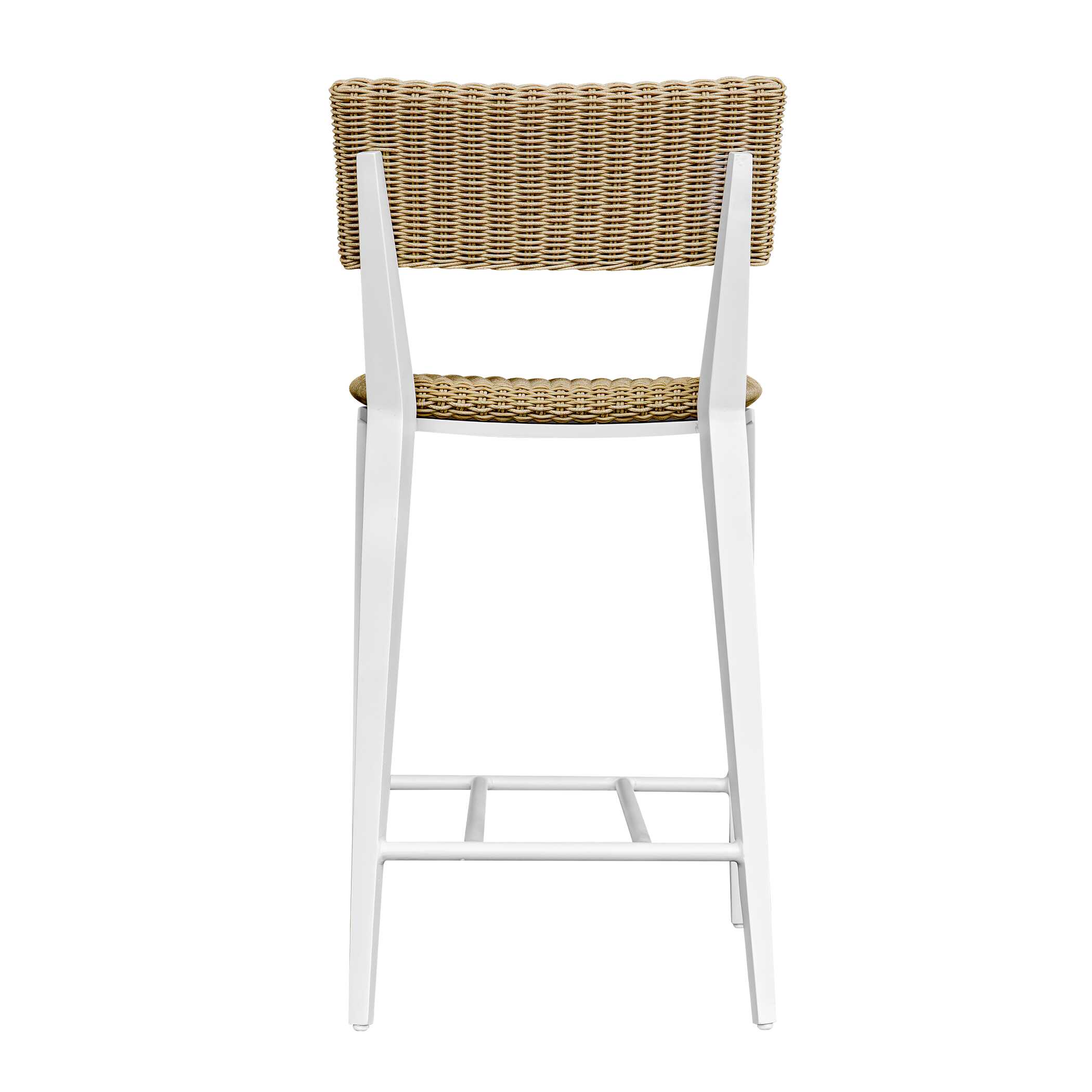 Calbas White Outdoor Counter Stool
