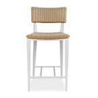 Calbas White Outdoor Counter Stool