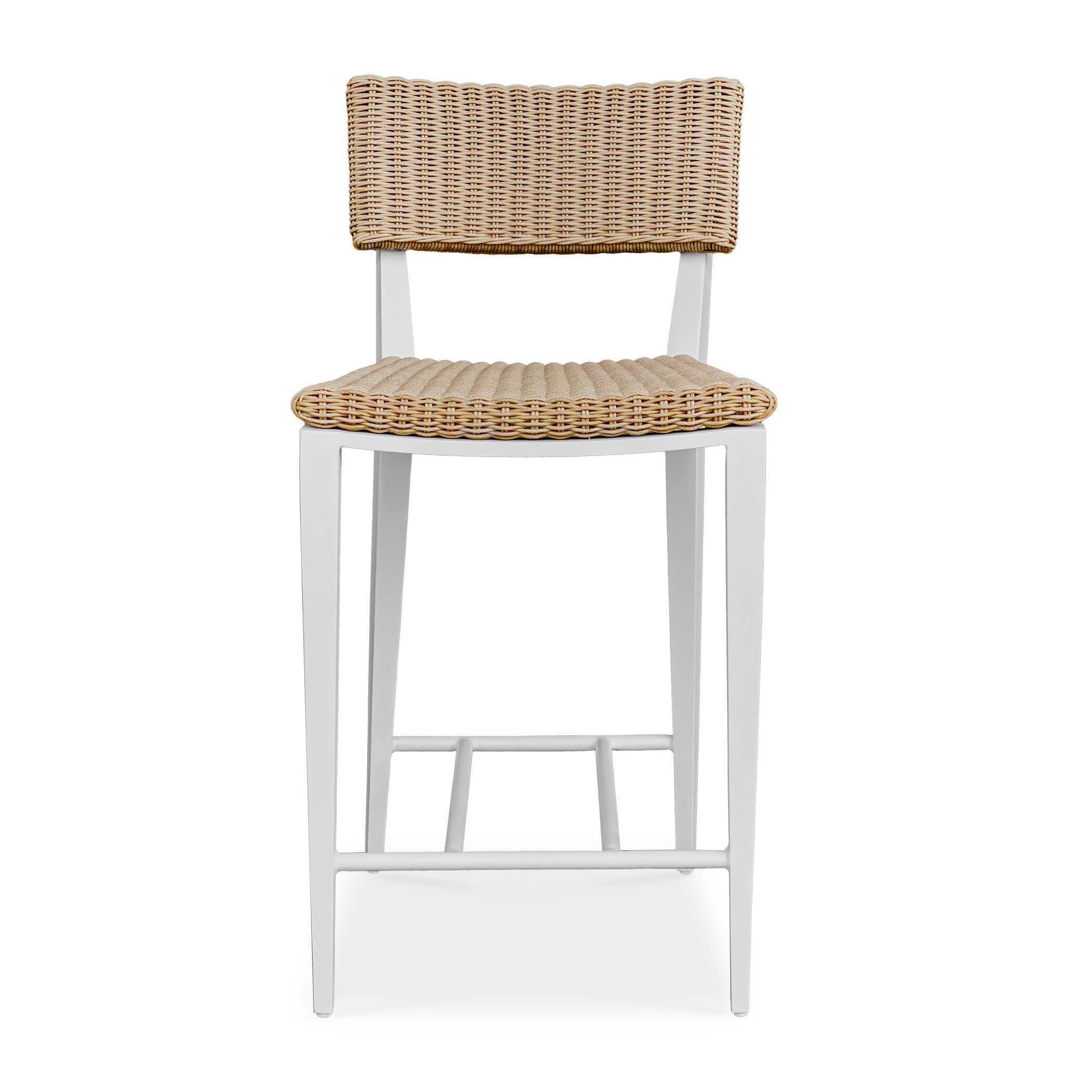 Calbas White Outdoor Counter Stool