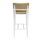 Calbas White Outdoor Bar Stool