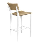 Calbas White Outdoor Bar Stool