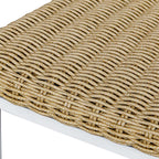 Calbas White Outdoor Bar Stool