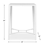 Montellano White Outdoor Bar Table
