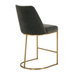 Hanni Charcoal Counter Stool